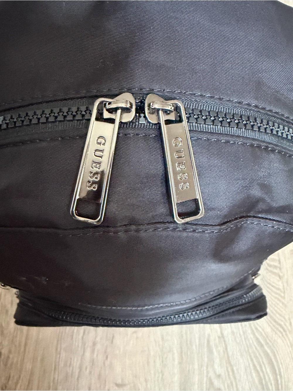 Guess Black Nylon Backpack - Picture 2 of 5